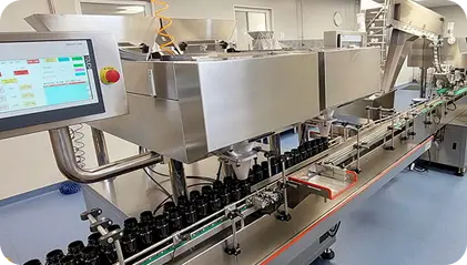 Saját gyártóüzem – teljes ellenőrzés